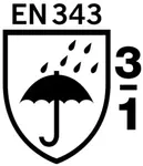 EN 343-3-1 Schutzkleidung - Schutz gegen Regen